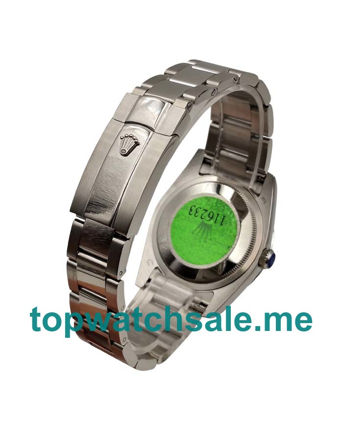 UK Blue Dials Steel Rolex Datejust 116200 Replica Watches