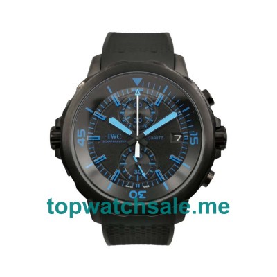 UK Black Dials Black Steel IWC Aquatimer IW379504 Replica Watches