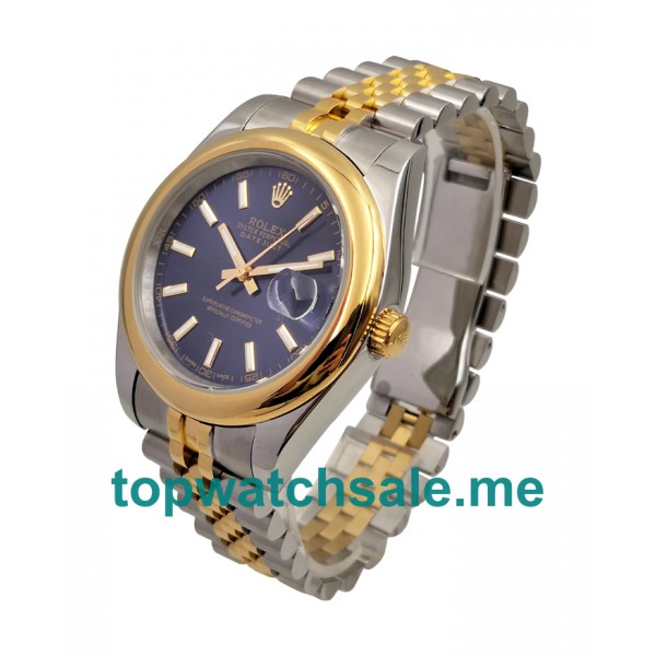 UK Blue Dials Steel And Gold Rolex Datejust 126303 Replica Watches