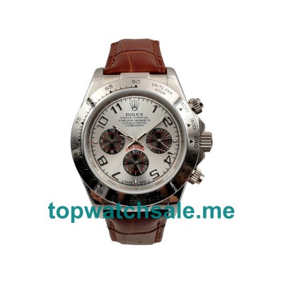 UK White Dials Steel Rolex Daytona 116519 Replica Watches