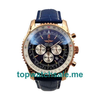 UK Blue Dials Red Gold Breitling Navitimer RB012012 Replica Watches