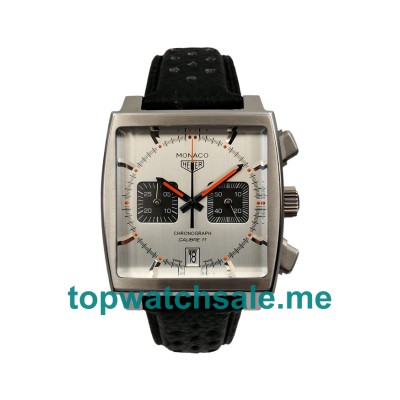 UK Silver Dials Steel TAG Heuer Monaco CAW211C.FC6241 Replica Watches