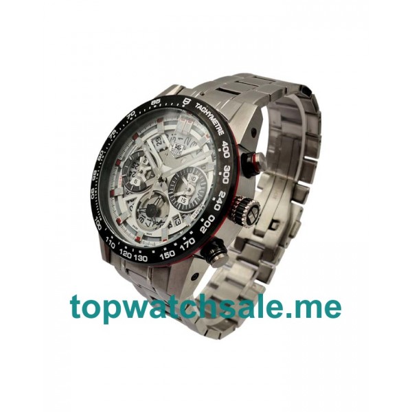 UK White Skeleton Dials Steel TAG Heuer Carrera 171759 Replica Watches