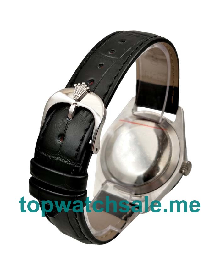 UK Black Dials Steel Rolex Cellini 50519 Replica Watches