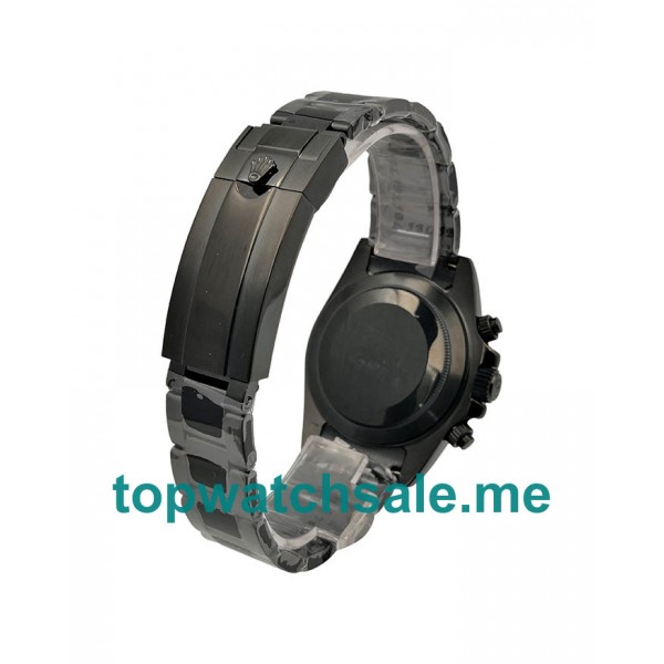 UK Black Dials Tungsten Steel Rolex Daytona 116519 Replica Watches