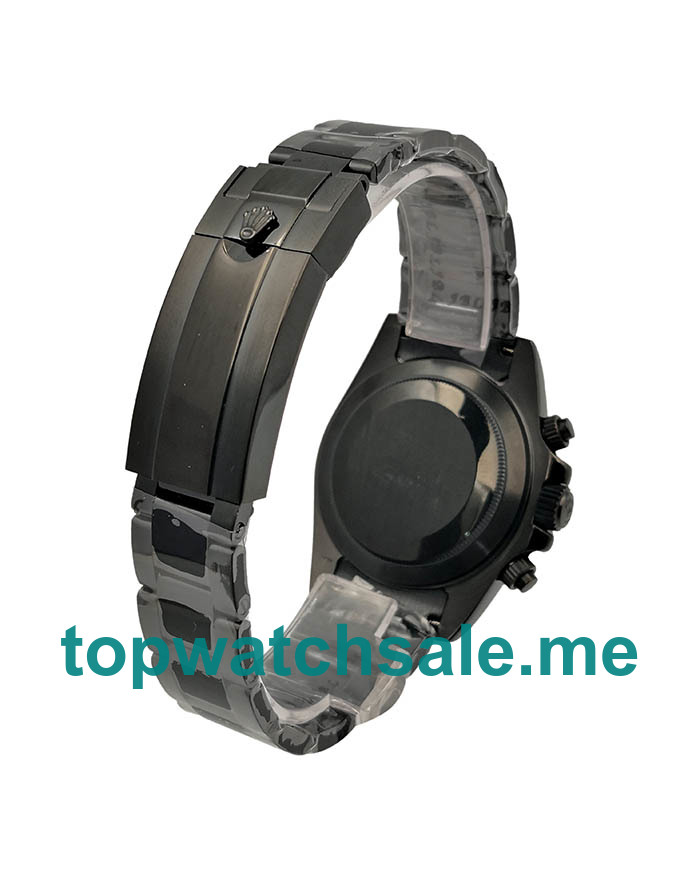 UK Black Dials Tungsten Steel Rolex Daytona 116519 Replica Watches