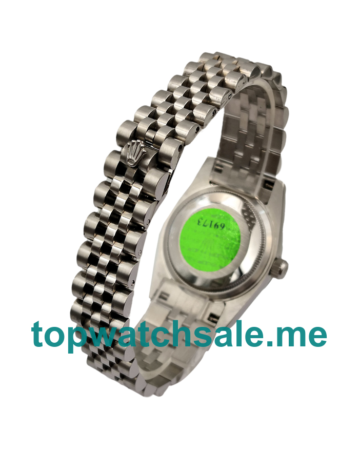 UK Black Dials Steel Rolex Datejust 178274 Replica Watches
