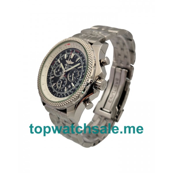 UK Blue Dials Steel Breitling Bentley A25362 Replica Watches