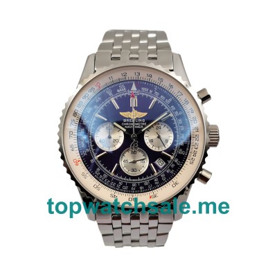 UK Blue Dials Steel Breitling Navitimer A23322 Replica Watches