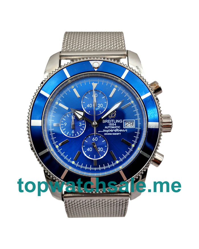 UK Blue Dials Steel Breitling Superocean Heritage A13320 Replica Watches