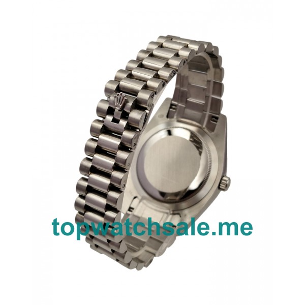 UK Light Blue Dials Steel Rolex Day-Date 228206 Replica Watches