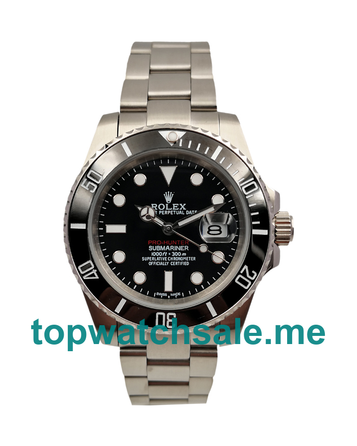 UK Black Dials Steel Rolex Submariner 116610 LN Replica Watches