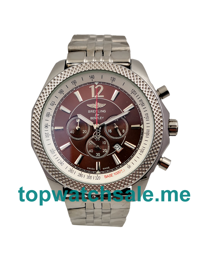 UK Coffee Dials Steel Breitling Bentley Motors A25362 Replica Watches