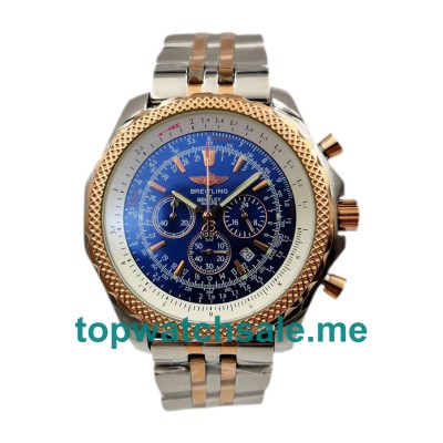 UK Blue Dials Steel And Rose Gold Breitling Bentley Motors A25362 Replica Watches