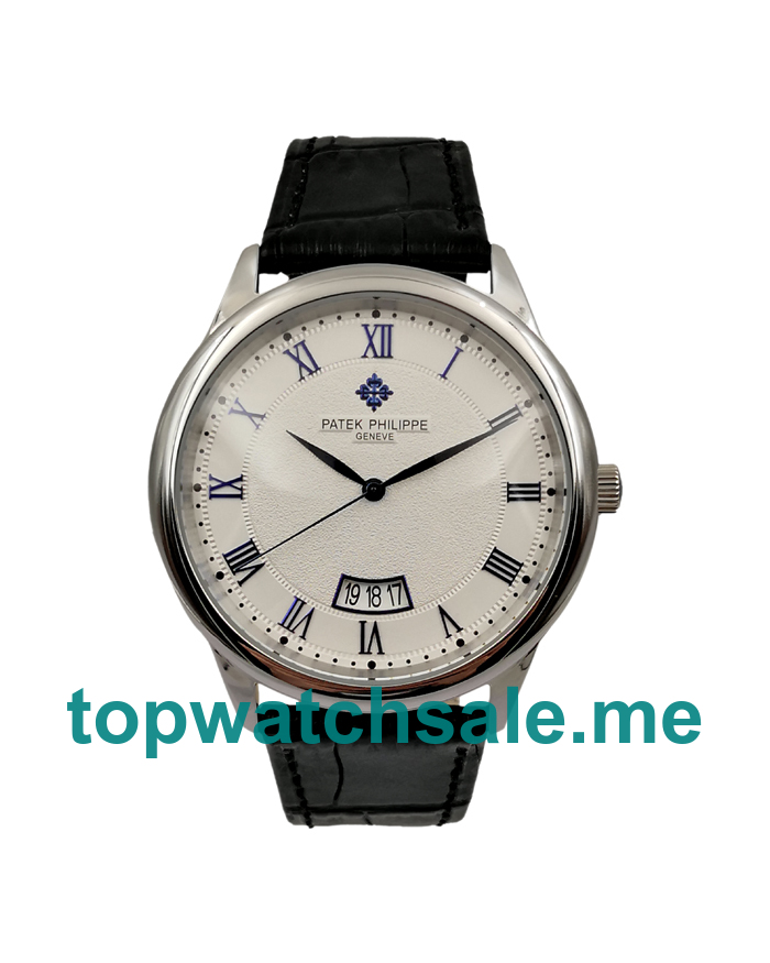 UK White Dials Steel Patek Philippe Calatrava 5296G Replica Watches