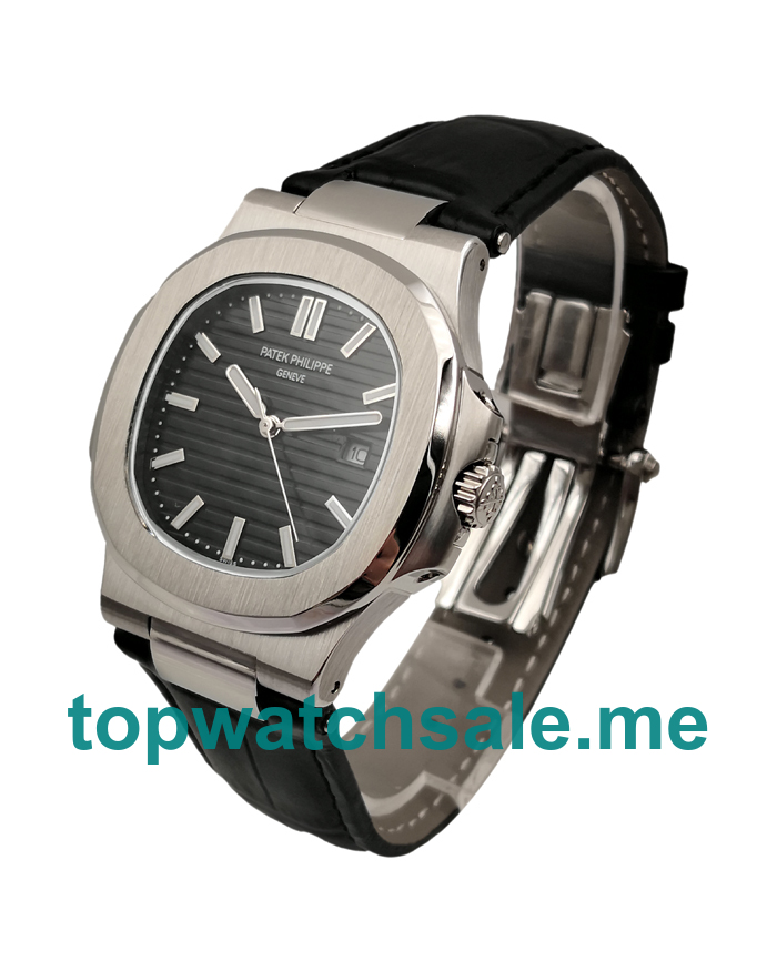 UK Black Dials Steel Patek Philippe Nautilus 5711G Replica Watches