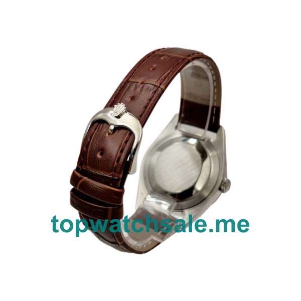UK Silver Dials Steel Rolex Cellini 50519 Replica Watches