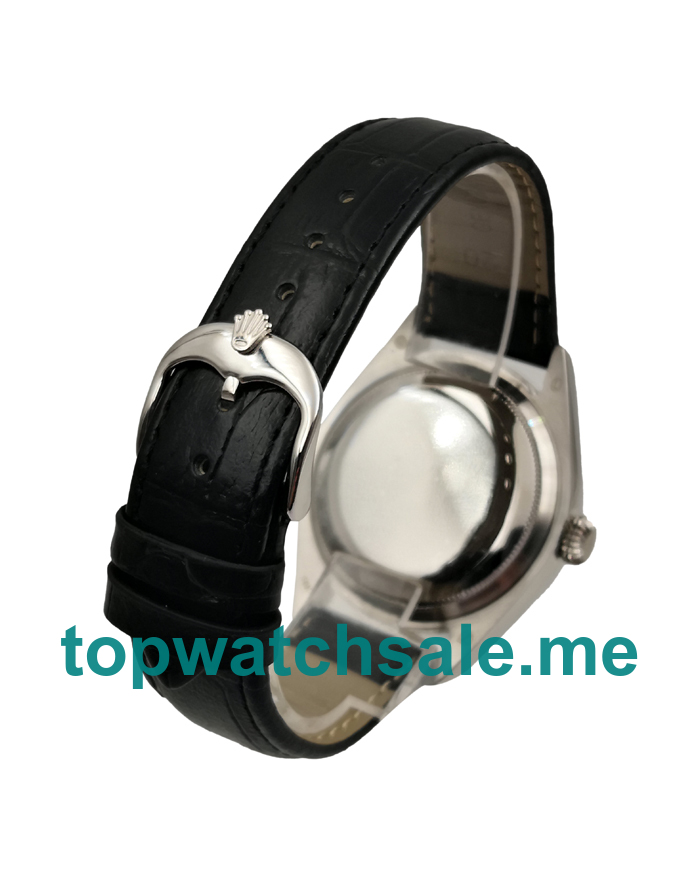 UK Black Dials Steel Rolex Cellini 50509 Replica Watches