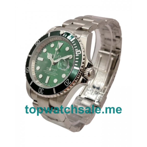 UK Green Dials Steel Rolex Submariner 116610 LV Replica Watches