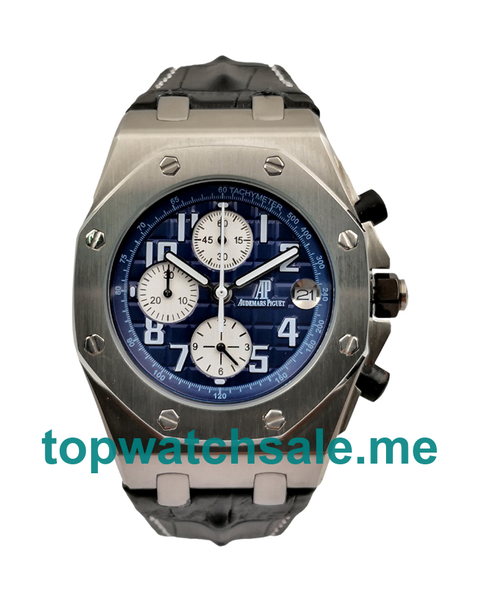 UK Blue Dials Fake Audemars Piguet Royal Oak Offshore 26170ST Watches For Men