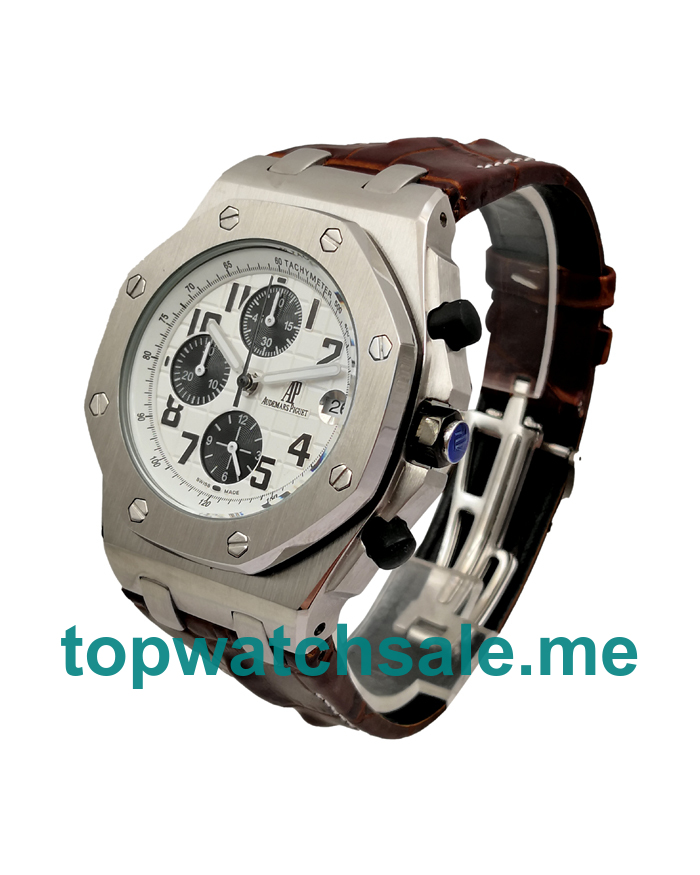 Stainless Steel Fake Audemars Piguet Royal Oak Offshore 26170ST Watches UK With Arabic Numerals