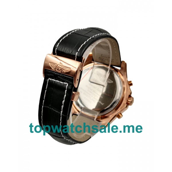 UK Black Dials Rose Gold Breitling Bentley A25362 Replica Watches