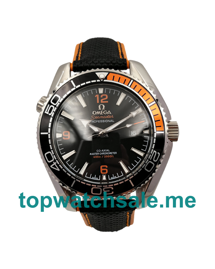UK Black Dials Steel Omega Seamaster Planet Ocean 215.32.44.21.01.001 Replica Watches