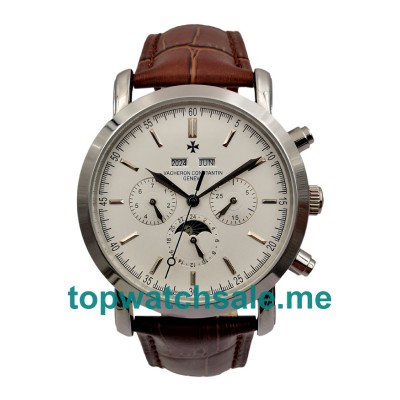 UK White Dials Steel Vacheron Constantin Malte 47112 Replica Watches