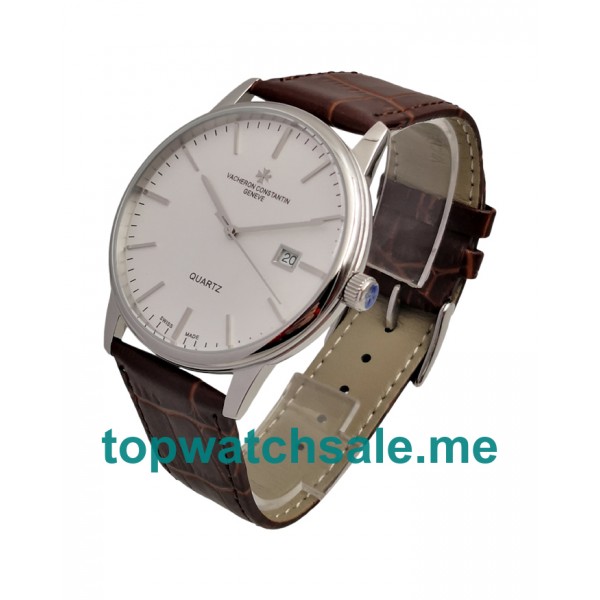 UK White Dials Steel Vacheron Constantin Patrimony 171220 Replica Watches