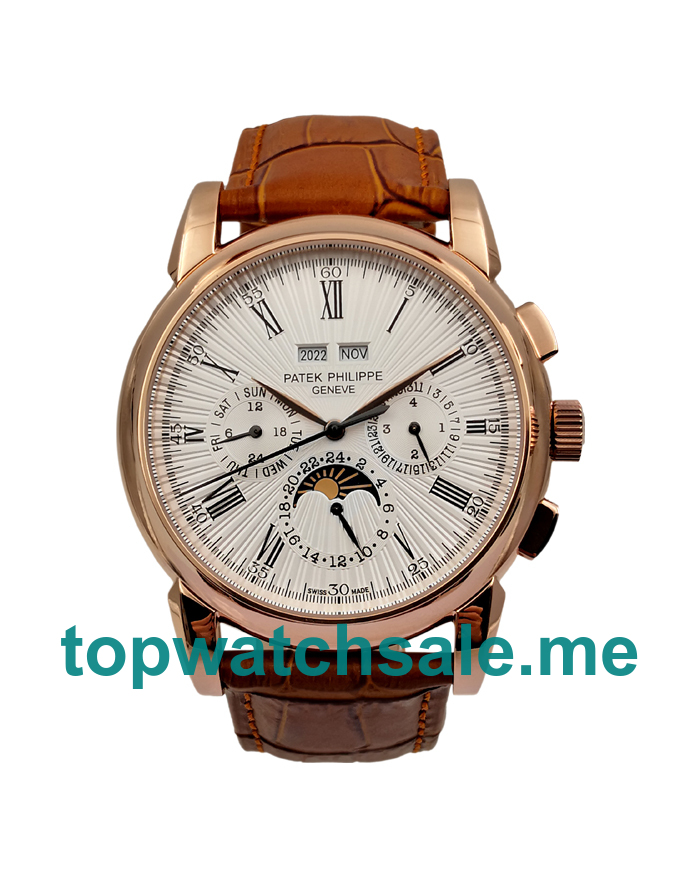 UK White Dials Rose Gold Patek Philippe Grand Complications 171224 Replica Watches