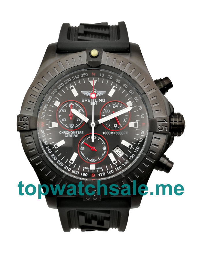 UK Black Dials Black Steel Breitling Avenger Seawolf 171232 Replica Watches
