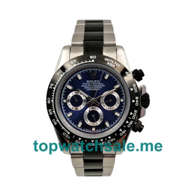 UK Blue Dials Steel And Ceramic Rolex Daytona 116500 Replica Watches