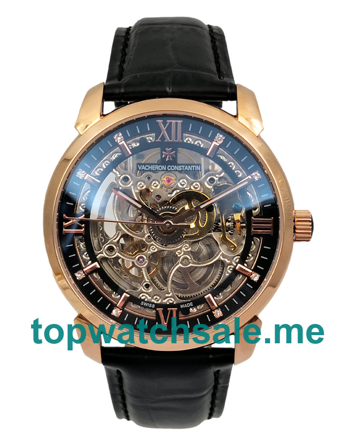 UK Black Dials Steel Vacheron Constantin Patrimony 171263 Replica Watches