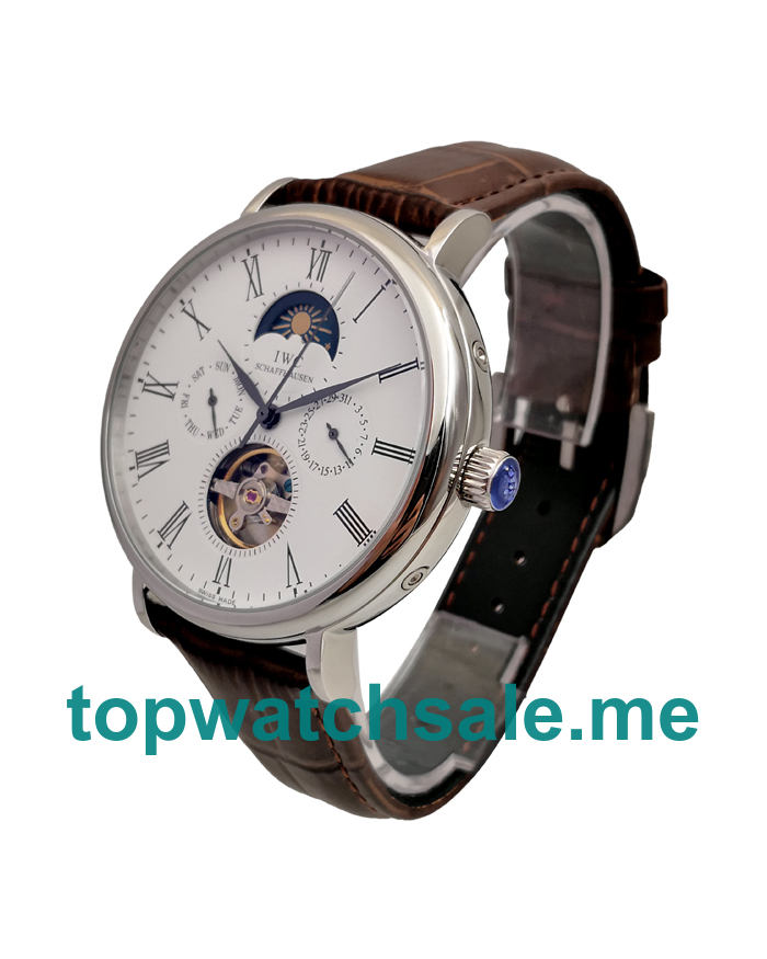 UK White Dials Steel IWC Portofino 171291 Replica Watches