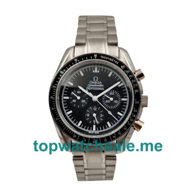 UK Best Stainless Steel Fake Omega Speedmaster 3570.50.00 Watches With Black Dials