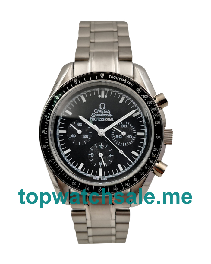 UK Best Stainless Steel Fake Omega Speedmaster 3570.50.00 Watches With Black Dials