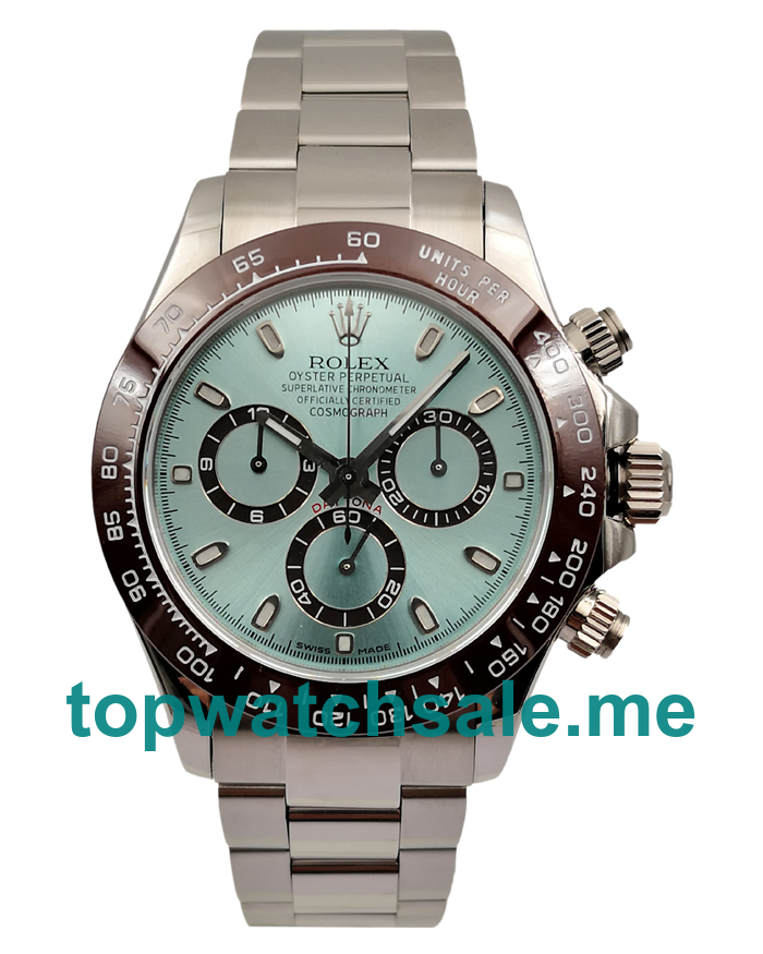 UK Blue Dials Steel Rolex Daytona 116506 Replica Watches
