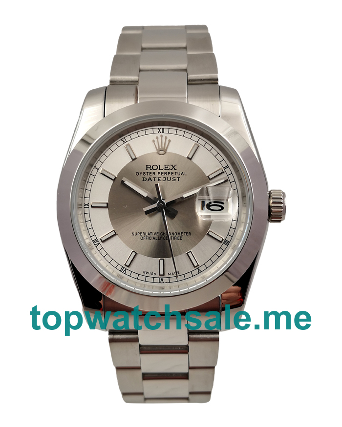 UK White Dials Steel Rolex Datejust 116234 Replica Watches