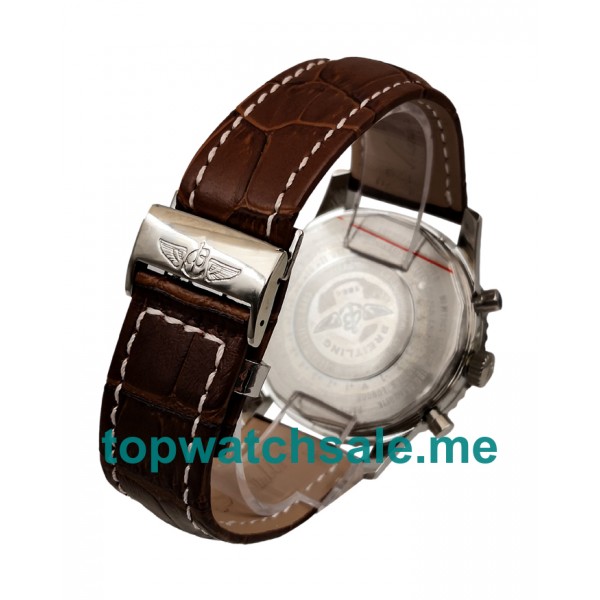 UK 46MM Black Dials Replica Breitling Navitimer World A24322 Watches