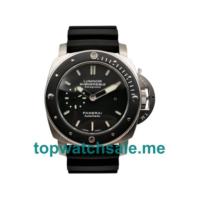 UK Black Dials Steel Panerai Luminor Submersible PAM00389 Replica Watches