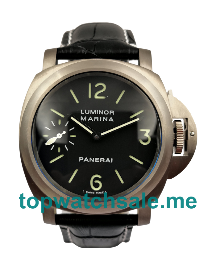 UK Black Dials Titanium Panerai Luminor Marina PAM00177 Replica Watches