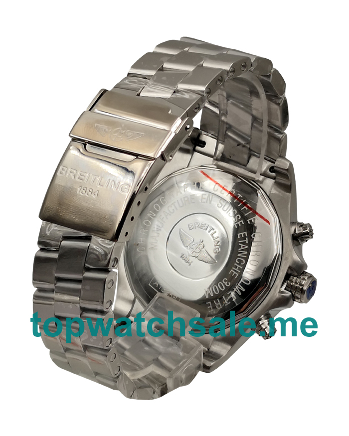 UK Black Dials Steel Breitling Super Avenger A13370 Replica Watches