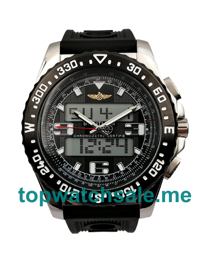 UK Black Dials Steel Breitling Professional Airwolf Raven A78364 Replica Watches
