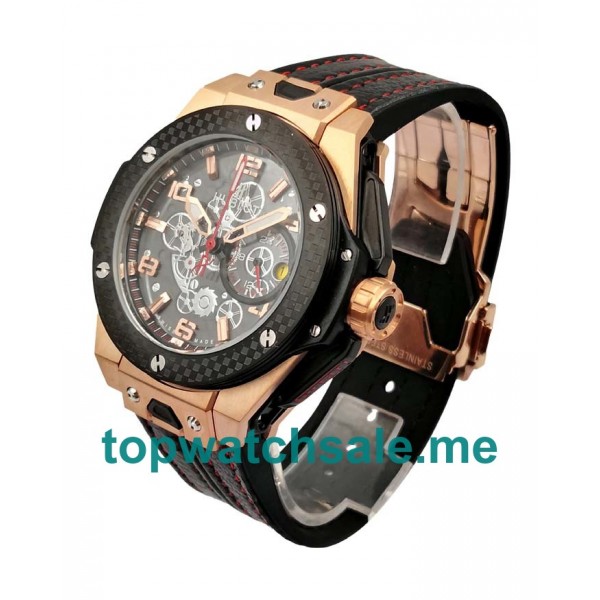 UK Rose Gold Quartz Hublot Big Bang 401.OQ.0123.VR Replica Watches