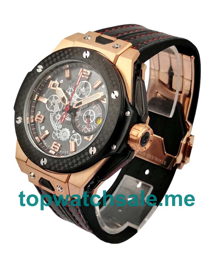 UK Rose Gold Quartz Hublot Big Bang 401.OQ.0123.VR Replica Watches