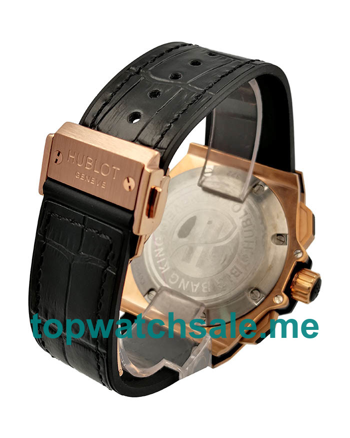 UK Black Dials Rose Gold Hublot King Power 171626 Replica Watches