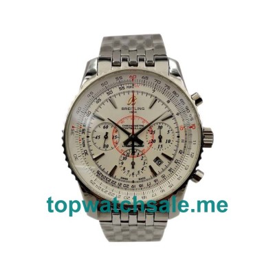 UK White Dials Steel Breitling Montbrillant A41330 Replica Watches