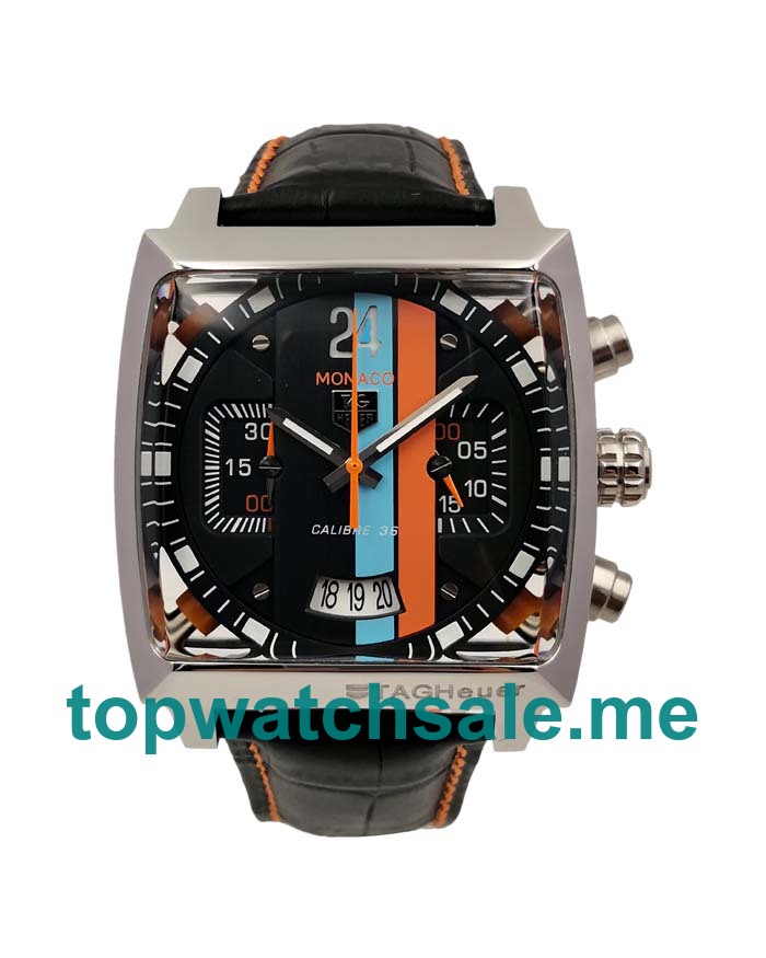 UK Black Dials Steel TAG Heuer Monaco CAL5110.FC6265 Replica Watches