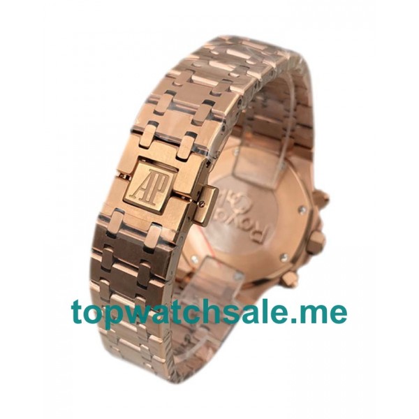 UK Blue Dials Rose Gold Replica Audemars Piguet Royal Oak Offshore 26170OR Watches