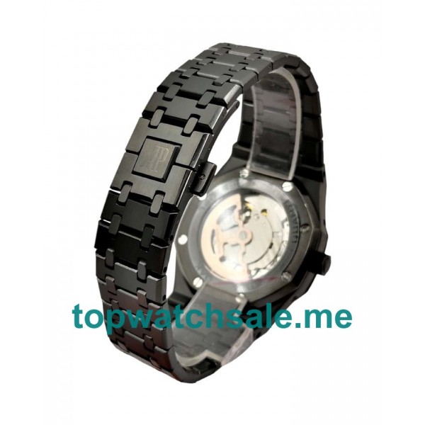 UK Black Dials Black Steel Audemars Piguet Royal Oak 26574ST Replica Watches